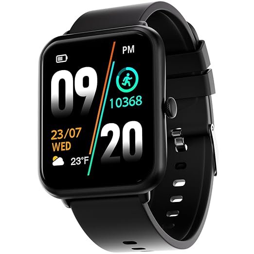 Fire-Boltt Ninja Call Pro Plus Bluetooth Calling Smart Watch, 1.83″ HD Display, AI Voice Assistant, 120+ Sports Modes, IP67 Waterproof, SpO2 & Heart Rate Monitor Smartwatch for Men & Women - Pink