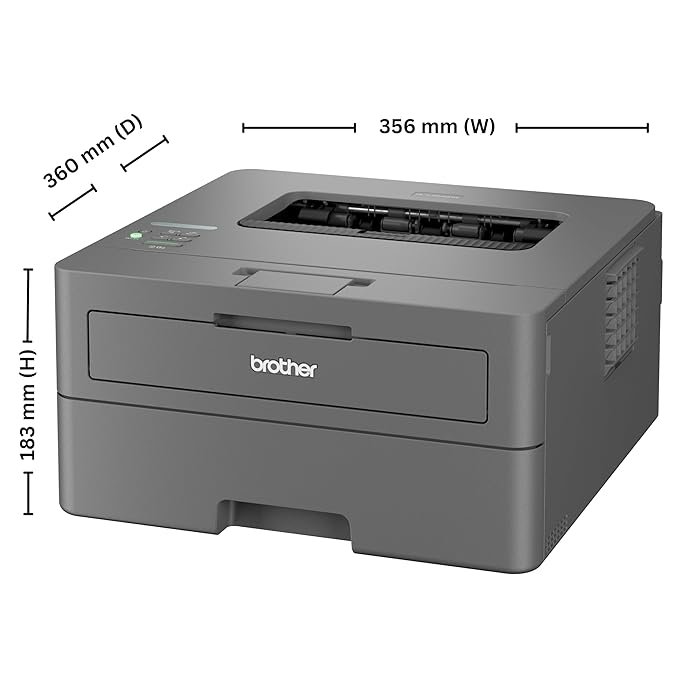 Brother HL-L2440DW (New Launch) Auto Duplex Laser Printer, 30 PPM Print Speed, LCD Display, 64 MB Memory